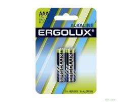 Ergolux  LR03 Alkaline BL-2 (LR03 BL-2, батарейка,1.5В)  (2 шт. в уп-ке)