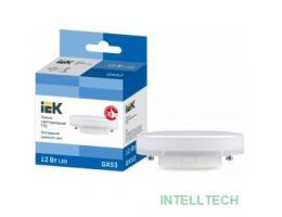 Iek LLE-T80-12-230-65-GX53 Лампа светодиодная ECO T75 таблетка 12Вт 230В 6500К GX53 IEK
