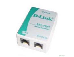D-Link DSL-30CF/RS Сплиттер ADSL2+ Annex A c телефонным кабелем 12 см