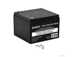 Exegate EX282971RUS Аккумуляторная батарея DTM 1226 (12V 26Ah, под болт М5)