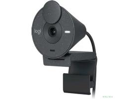 Веб-камера/ Logitech Brio 300 Full HD webcam - GRAPHITE - USB (960-001436)