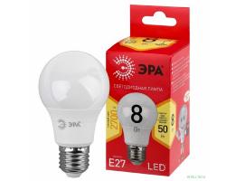 ЭРА Б0052659 Лампочка светодиодная RED LINE LED A55-8W-827-E27 R Е27 / E27 8 Вт груша теплый белый свет
