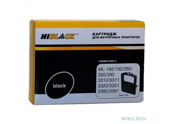 Hi-Black  Картридж для Oki Microline 182/320/192/193/321/390/3310/3311/3320, Bk, б/шва,1,6м
