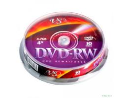 Диски VS DVD-RW 4,7 GB 4x CB/10       