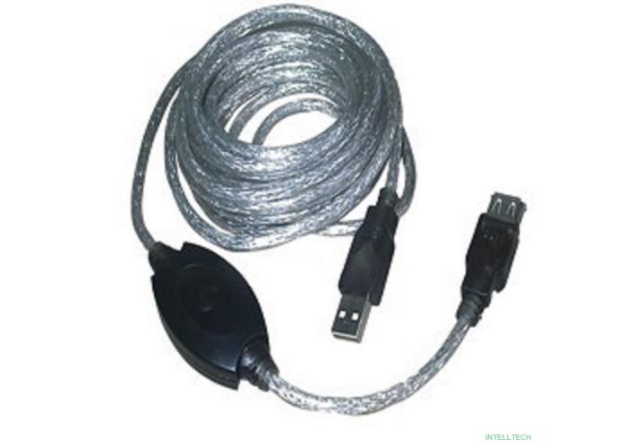 VCOM VUS7049-15M Кабель-адаптер USB2.0-repeater, удлинительный активный <Am-->Af> 15м