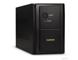 Exegate EX292609RUS ИБП ExeGate SpecialPro UNB-2000.LED.AVR.2SH.RJ.USB <2000VA/1200W, LED, AVR,2*Schuko, RJ45/11, USB, металлический корпус, Black>