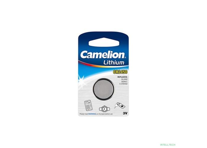 Camelion CR2430 BL-1 (CR2430-BP1, батарейка литиевая,3V) (1 шт. в уп-ке) 