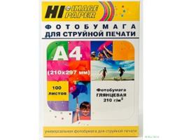 Hi-Black A200402U Фотобумага глянцевая односторонняя (Hi-image paper)  A4, 210 г/м, 100 л. (H210-A4-100)
