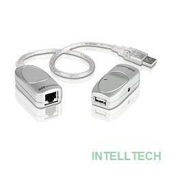 ATEN UCE60 Удлинитель/усилитель/extender, USB 1.1, 60 метр., USB А-тип, Male/Female, без шнуров, питание от шины