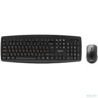 Клавиатура + мышь Gembird KBS-8000 черный USB {Клавиатура+мышь беспроводная 2.4ГГц/10м, 1600DPI,  мини-приемник}
