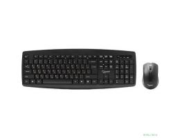 Клавиатура + мышь Gembird KBS-8000 черный USB {Клавиатура+мышь беспроводная 2.4ГГц/10м, 1600DPI,  мини-приемник}