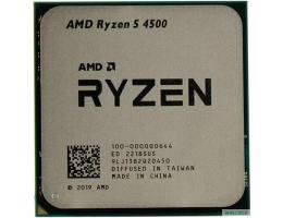 CPU AMD Ryzen 5 4500 OEM (100-000000644) {3,60GHz, Turbo 4,10GHz, Without Graphics, L3 8Mb, TDP 65W, AM4}