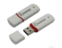 Smartbuy USB Drive 8Gb Crown White SB8GBCRW-W