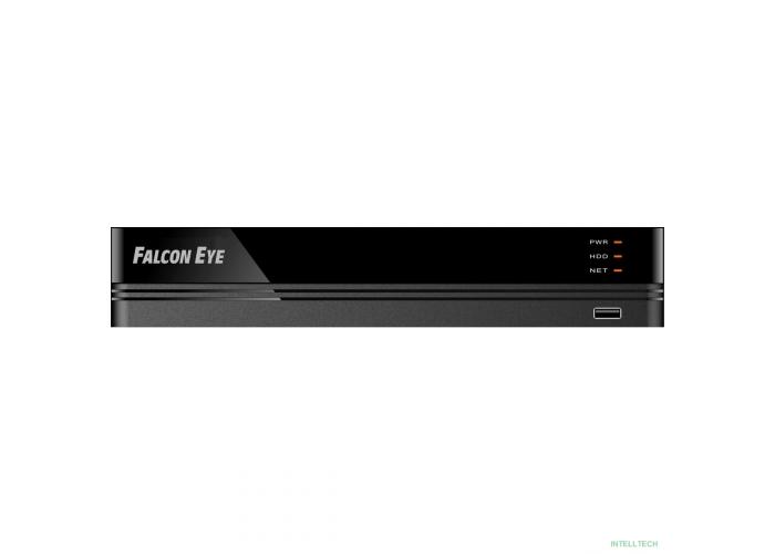 Falcon Eye FE-NVR5108 8 канальный 5Мп IP регистратор: Запись 8 кан 5Мп 30к/с; Поток вх/вых 40/20 Mbps; Н.264/H.265/H265+; Протокол ONVIF, RTSP, P2P; HDMI, VGA, 2 USB, 1 LAN, SATA*1 (до 10TB HDD)