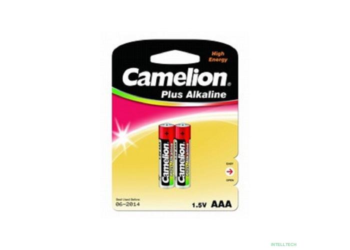 Camelion  LR03  Plus Alkaline BL-2 (LR03-BP2, батарейка,1.5В)  (2 шт. в уп-ке)