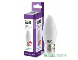 Iek LLF-C35-7-230-40-E27-FR Лампа LED C35 свеча матов. 7Вт 230В 4000К E27 серия 360°    