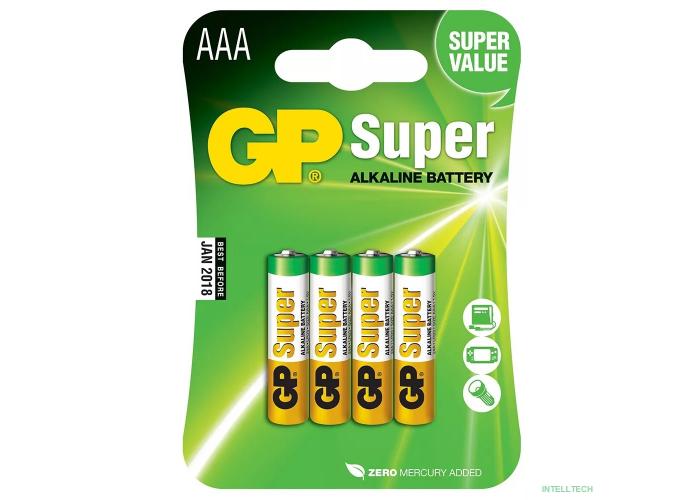 GP 24A(CR4)-UE4 AAA (SUPER)  (4 шт. в уп-ке)