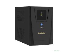 Exegate EX292802RUS ИБП ExeGate SpecialPro UNB-1600.LED.AVR.2SH.3C13.USB <1600VA/950W, LED, AVR, 2*Schuko+3*C13, USB,съемн.кабель, металлический корпус, Black>
