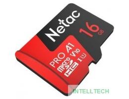 Micro SecureDigital 16GB Netac MicroSD P500 Extreme Pro Retail version card only [NT02P500PRO-016G-S]