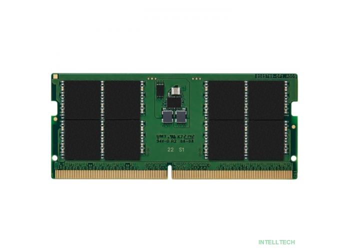 Память оперативная/ Kingston 32GB 5200MT/s DDR5 Non-ECC CL42 SODIMM 2Rx8