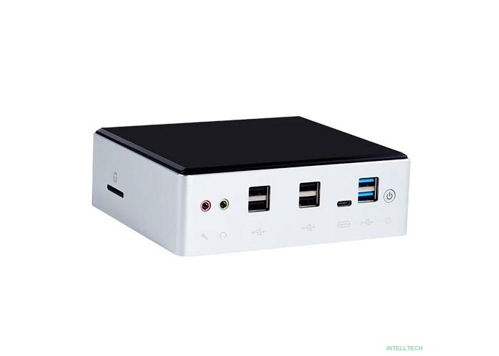 Hiper NUGi510210U платформа ПК/ Nettop NUG, Intel Core i5-10210U, 2* DDR4 SODIMM 2400MHz, UHD-графика Intel (DP+HDMI), 1*Type-C, 4*USB2.0, 4*USB3.0, 2*LAN, 1*2.5HDD, WiFi, VESA