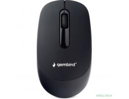 Gembird MUSW-365 {Мышь беспроводная, 2.4ГГц, черн, покрытие soft touch, 3кн, 1000DPI - MUSW-365}