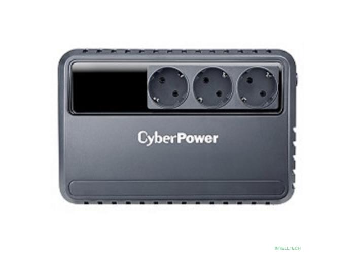 CyberPower BU600E ИБП {Line-Interactive, 600VA/360W (3 EURO)}