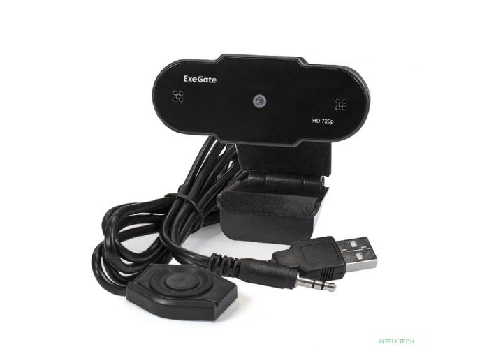Exegate EX287385RUS Веб-камера ExeGate BlackView C525 HD (матрица 1/3