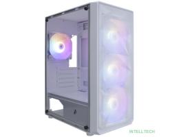 1STPLAYER FD3-M White / mATX / 4x120mm LED fans / FD3-M-WH-4F1-W