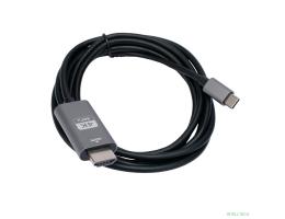 Cablexpert Кабель-переходник с Type-C на HDMI  v2.0, Mobile, 1.8м, черный, корбка (CCB-A-CM-HDMI-1.8M)