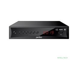 Perfeo DVB-T2/C приставка "CONSUL" для цифр.TV, Wi-Fi, IPTV, HDMI, 2 USB, DolbyDigital, пульт ДУ [PF_A4413]