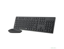 Клавиатура + мышь Rapoo X260S клав:черный мышь:черный USB беспроводная 