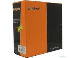 Exegate EX281812RUS Кабель Exegate  FUTP4-C5e-CCA-S24-IN-PVC-GY-100 FTP 4 пары кат.5e CCA, 24AWG, экран, бухта 100м, серый, PVC