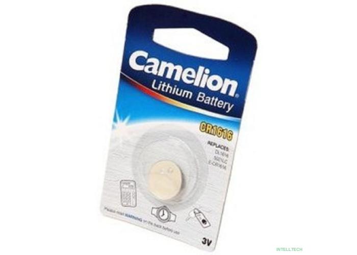 Camelion CR1616 BL-1 (CR1616-BP1, батарейка литиевая,3V) (1 шт. в уп-ке) 