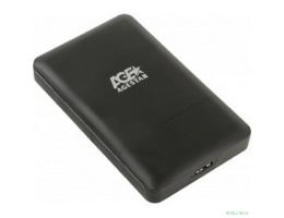 AgeStar 3UBCP3 (BLACK) USB 3.0 Внешний корпус 2.5" SATAIII HDD/SSD USB 3.0, пластик, черный, безвинтовая конструкция