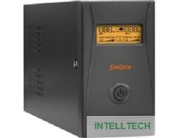 Exegate EP285476RUS ИБП ExeGate Power Smart ULB-850.LCD.AVR.C13.RJ.USB <850VA/480W, LCD, AVR, 4*IEC-C13, RJ45/11, USB, Black>