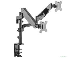 ONKRON G140 чёрный {Для двух экранов диагональю 13"-32" Допустимая нагрузка: 2х (1-8 кг (2.2 - 17.6 lbs)) VESA: 100x100, 75x75}