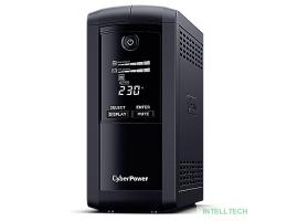 CyberPower VP1000EILCD ИБП {Line-Interactive, Tower, 1000VA/550W USB/RS-232/RJ11/45  (6 IEC С13), 12В/9 Ач х 1}