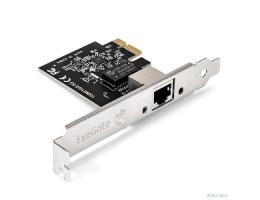 Exegate EX296212RUS Сетевой адаптер ExeGate EXE-251 (PCI-E x1 v2.0, 1xRJ45, UTP 100Mbps/1000Mbps/2.5Gbps RTL8125B)