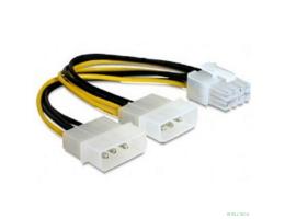 Cablexpert Разветвитель питания 2xMolex->PCI-Express 8pin, для подключения в/к PCI-Е (8pin) к б/п ATX (CC-PSU-81)