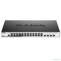 D-Link DGS-1210-28XS/ME/B2A Управляемый L2 коммутатор с 24 портами 100/1000Base-X SFP и 4 портами 10GBase-X SFP+