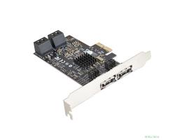 Exegate EX283711RUS Контроллер EXE-504 PCI-E 2.0, SATA3 RAID, 4 int+2 ext (OEM)