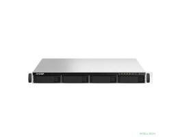 Сетевое хранилище без дисков/ SMB QNAP TS-464U-RP-8G NAS 4 HDD trays, rackmount 1U, 2 PSU. 4-core Intel Celeron N5105/N5095 2.0-2.9 GHz, 8 GB RAM MAX, 2x2.5 Gigabit Ethernet, 4xUSB, 1xHDMI . PCIe Gen 