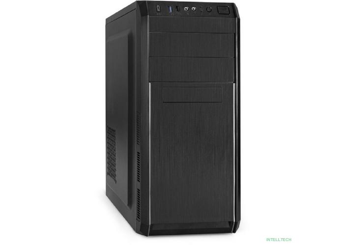 Exegate EX287365RUS Корпус Miditower ExeGate XP-334UC (ATX, без БП, 1*USB+1*USB3.0+1*TypeC, аудио, черный)