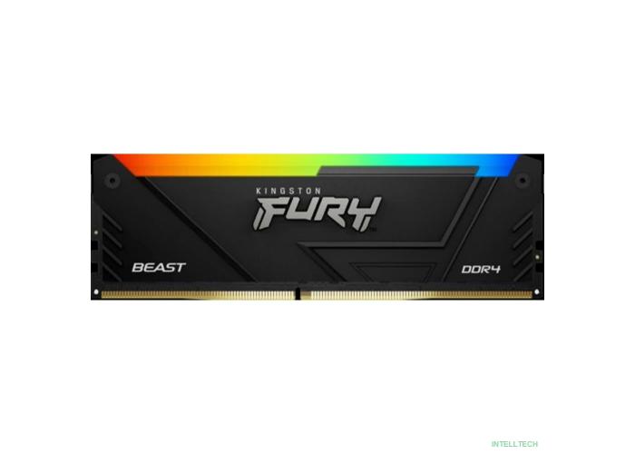 Kingston DDR4 DIMM 32GB Kit 2x16Gb KF432C16BB12AK2/32WP PC4-25600, 3200MHz, CL16