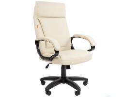 Офисное кресло Chairman 794LT Россия чер.пласт экокожа светло-бежевая (7176100)
