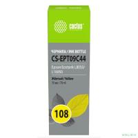 Чернила Cactus CS-EPT09C44 108 желтый70мл для Epson Ecotank L8050/L18050