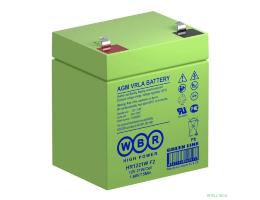 WBR Батарея HR1221W F2 (12V/5Ah) клеммы F2