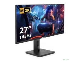 LCD ExeGate 27" EG2707A Combat {IPS 2560x1440 165Hz 1ms 16:9 400cd 1000:1 2xHDMI1.4 DisplayPort USB Speakers} [EX295595RUS]