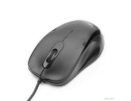 Gembird MOP-100 Black {Мышь, USB, черный, 3 кнопки,  1000 DPI, кабель 1.5м}